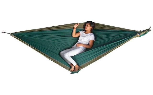 Ticket To The Moon King Size Hammock Hängematte - Forest Green/Army 8 Ticket To The Moon King Size Hammock Hängematte - Forest Green/Army – Bild 6