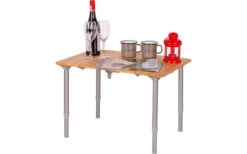 Bo-Camp Urban Outdoor Southwark Bambus-Alu Rolltisch 60 X 40 Cm -Helinox Verkaufsgeschäft 391655 2891998