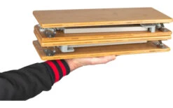 Bo-Camp Urban Outdoor Southwark Bambus-Alu Rolltisch 60 X 40 Cm -Helinox Verkaufsgeschäft 391853 2892004