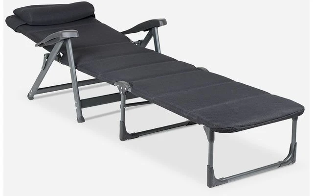 Crespo Lounger Air Deluxe Sonnenliege Schwarz 3 Crespo Lounger Air Deluxe Sonnenliege Schwarz